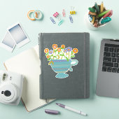 ブルーティーカップ開花 シール (iPadカバー)