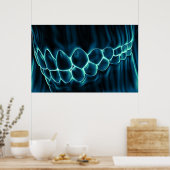 ブルーティースバイト&歯科歯科矯正医ポスター ポスター (キッチン)