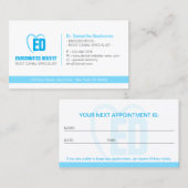 ブルーティースモダンフォーマルブランディング 名刺 (正面/裏面)