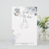 ブルーティーパーティーフローラ推測ドレスブライダルゲーム (スタンド正面)