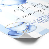 ブルーティーパーティーママの腹のゲームはどのくらい大きい ポスター (角)