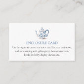 ブルーティーパーティー カスタム封入カード エンクロージャーカード (正面)