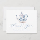 ブルーティーパーティー 感謝の気持ちを伝えるカード サンキューカード (正面)