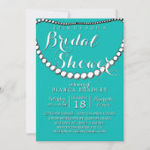 ブルーティール ブライダルシャワー 招待状 (正面)