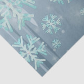ブルーティール(緑がかった色)ウィンターワンダーランド 薄葉紙 (詳細)