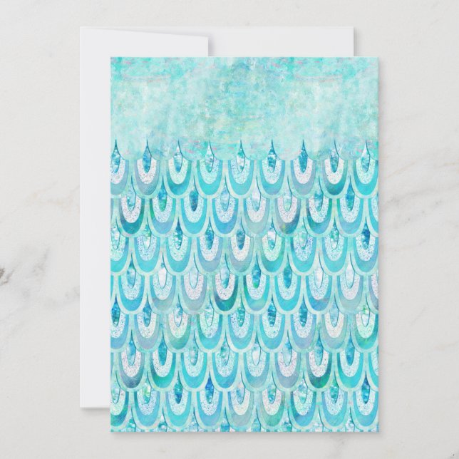 ブルーティール（緑がかった色）シャイニーはかりで測マーメイドはかりで測魚 (正面)