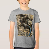 ブルーテイルスキンク トライブレンドTシャツ (正面)