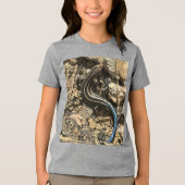 ブルーテイルスキンク トライブレンドTシャツ (正面)