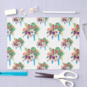 ブルーテイルパロッ葉ト 薄葉紙 (クラフト)