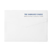 ブルーテキサス州ジョイホリデイ ラップアラウンドラベル (裏面)