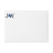 ブルーテキサス州ジョイホリデイ ラップアラウンドラベル (正面)