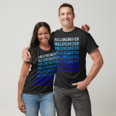 ブルーテキストのジェットコースター ローラーコースター Tシャツ (ユニセックス)