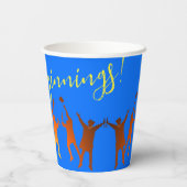 ブルーテクはっきりしたテモダンック卒業 紙コップ (裏面)