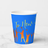 ブルーテクはっきりしたテモダンック卒業 紙コップ (正面)