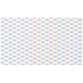 ブルーテクスチャハンドドローブライダルブーケ テーブルクロス (正面(横))