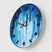 ブルーテックアートクロック ラージ壁時計 (傾斜)