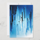 ブルーテックアート芸術的デザイン招待状 招待状 (正面)