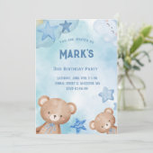 ブルーテディが誕生日パーティーの招待を受ける 招待状 (スタンド正面)