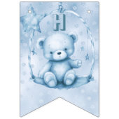 ブルーテディベアのバンティング国旗 バンティングフラッグ (第2の旗)