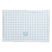 ブルーテディベアオン飛行機 枕カバー (裏面)