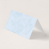 ブルーテディベアバルーンベビーシャワー座席表 (裏面)