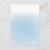 ブルーテディベアベビーシャワー詳細 エンクロージャーカード (裏面)