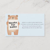 ブルーテディベアベビー依頼 エンクロージャーカード (正面)