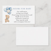 ブルーテディベアベビー エンクロージャーカード (正面/裏面)