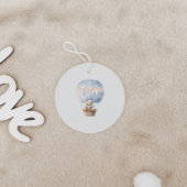 ブルーテディベアースターベビーシャワー フェイバータグ