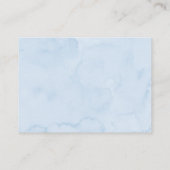 ブルーテディベアーホットエアバルーンおむつラッフル エンクロージャーカード (裏面)