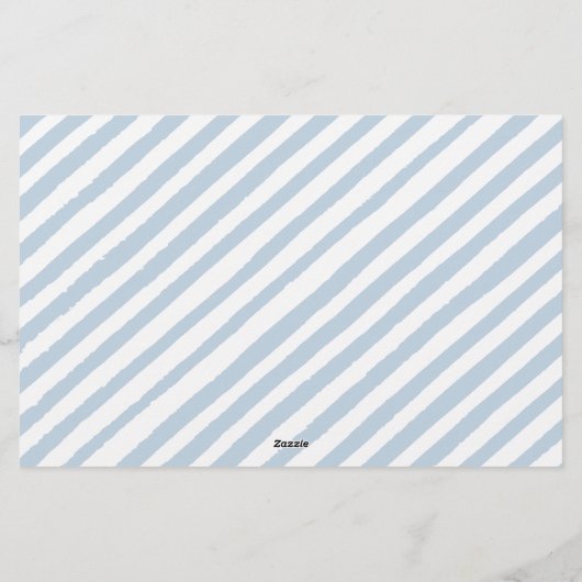 ブルーテディベア赤ちゃんシャワーアドバイスウィッシュカード 便箋 (裏面)