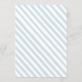 ブルーテディベア赤ちゃんシャワー親アドバイスカード アドバイスカード (裏面)