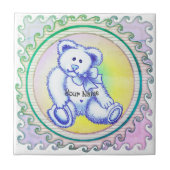 ブルーテディベア タイル (正面)