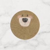 ブルーテディ我々は真珠のように待つことができる男の子のシャワー コンフェッティ (スモール正面)