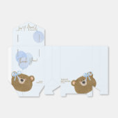 ブルーテディ我々は真珠のように待つことができる男の子のシャワー フェイバーボックス (折り畳みなし)