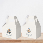 ブルーテディ魅力的ベア男の子ベビーシャワー フェイバーボックス