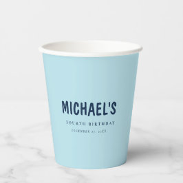 ブルーテニインスパイアス誕生日紙カップ 紙コップ