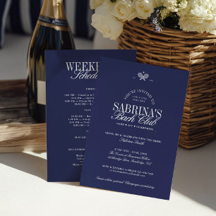 ブルーテニスバチェロレッテ週末の日程 招待状