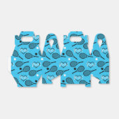 ブルーテニスパーティー2、テニスパターン フェイバーボックス (折り畳みなし)