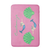 ブルーテールマーメイドスイミングサンダー_コーブ バスマット (正面縦)