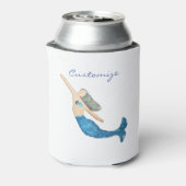 ブルーテールマーメイドスイミングサンダー_コーブ 缶クーラー (缶裏面)