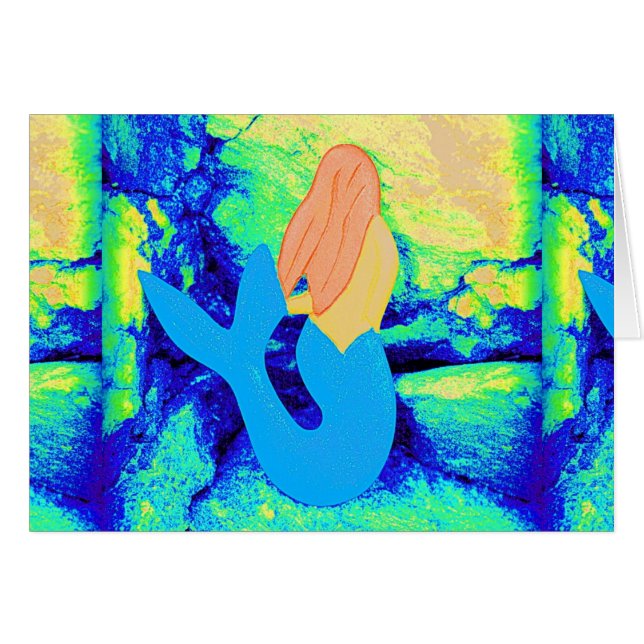 ブルーテールマーメイドデザイン (正面横)