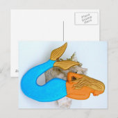 ブルーテールマーメイド ポストカード (正面/裏面)