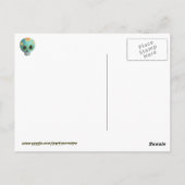 ブルーディアデロスミュートスアートシュガースカル ポストカード (裏面)