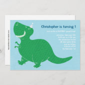 ブルーディオナゾールバースデーパーティ招待状 招待状 (正面/裏面)