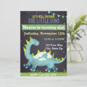 ブルーディオナンスケート誕生日招待状 招待状 (スタンド正面)