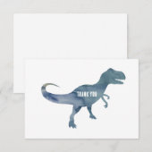 ブルーディオナントレックスフラットサンキューカード サンキューカード (正面/裏面)