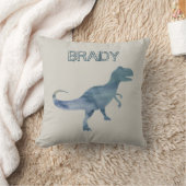 ブルーディオナントレックス名前をカスタムする装飾用クッション クッション (ブランケット)