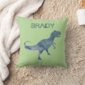 ブルーディオナントレックス名前をカスタムする装飾用クッション クッション (ブランケット)