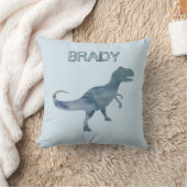 ブルーディオナントレックス名前をカスタムする装飾用クッション クッション (ブランケット)